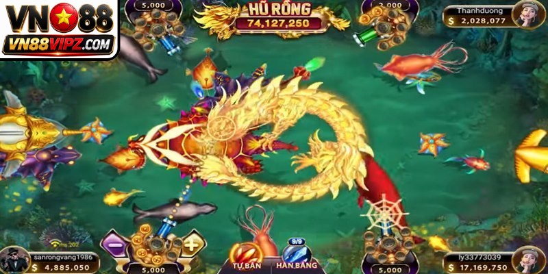 Bắn cá Thần Rồng - Siêu Phẩm Săn Cá Đổi Thưởng Ăn Khách 9 Bắn cá Thần Rồng VN88 mang đến những giây phút giải trí thăng hoa tuyệt vời