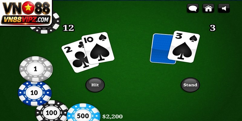 Chiến thuật kiểm soát tâm lý ở cách đánh Blackjack VN88