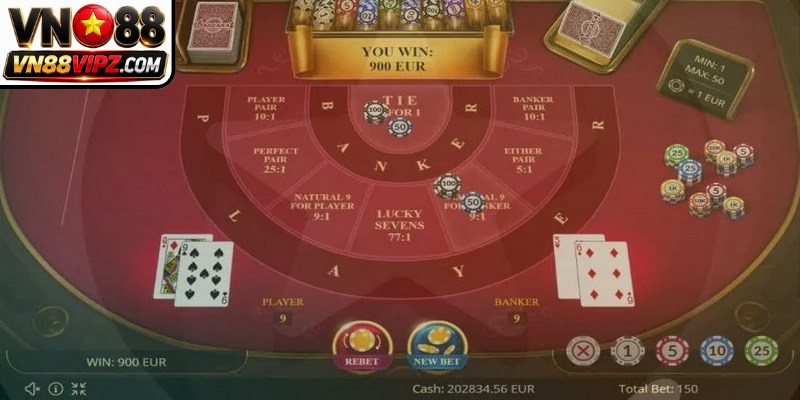 Bật mí các chiến lược chơi Baccarat VN88 hiệu quả, chuẩn 2026