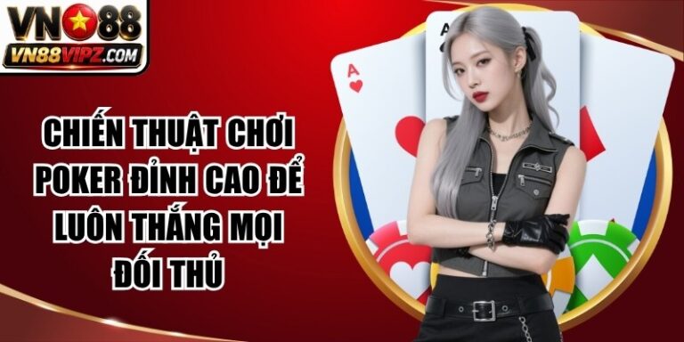 Chiến Thuật Chơi Poker Đỉnh Cao Để Luôn Thắng Mọi Đối Thủ