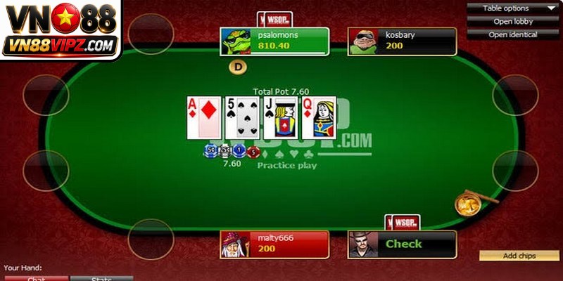 Những chiến thuật chơi Poker VN88 nền tảng cho người mới