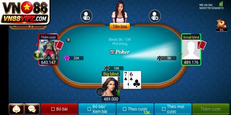 Nâng cao hiệu quả với chiến thuật chơi Poker VN88 chuyên sâu